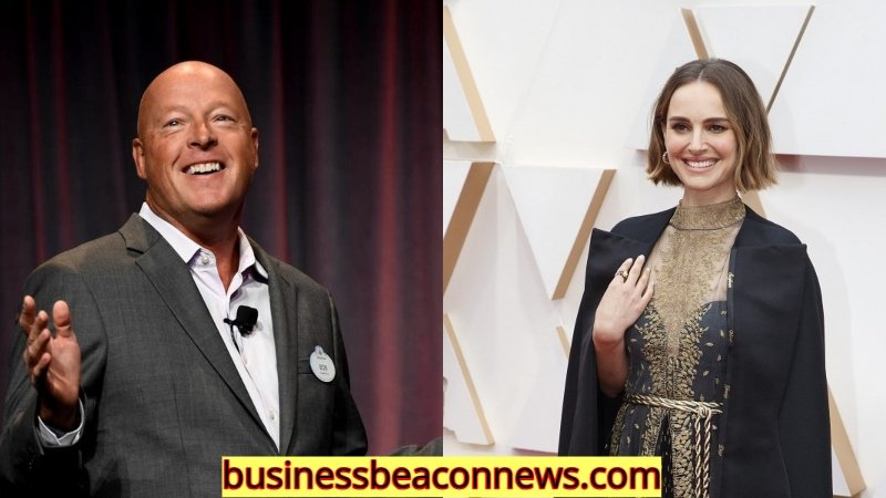 Bob Chapek and Natalie Portman