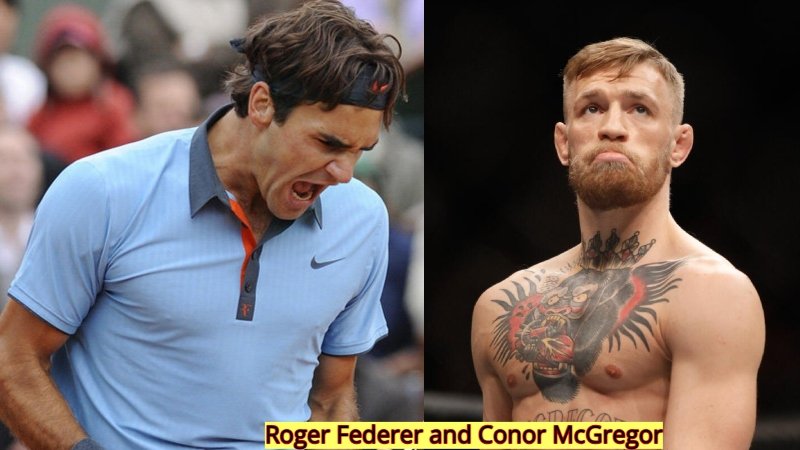 Roger Federer and Conor McGregor