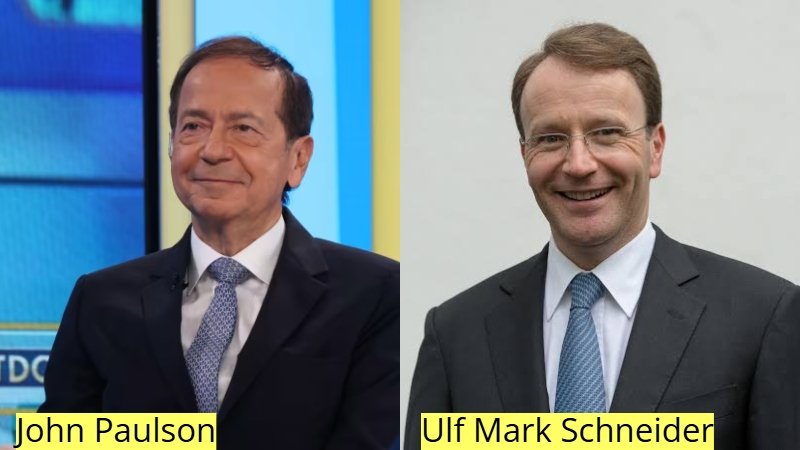 John Paulson and Ulf Mark Schneider